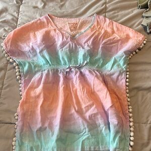 Pastel Tie-Dye Kids Coverup